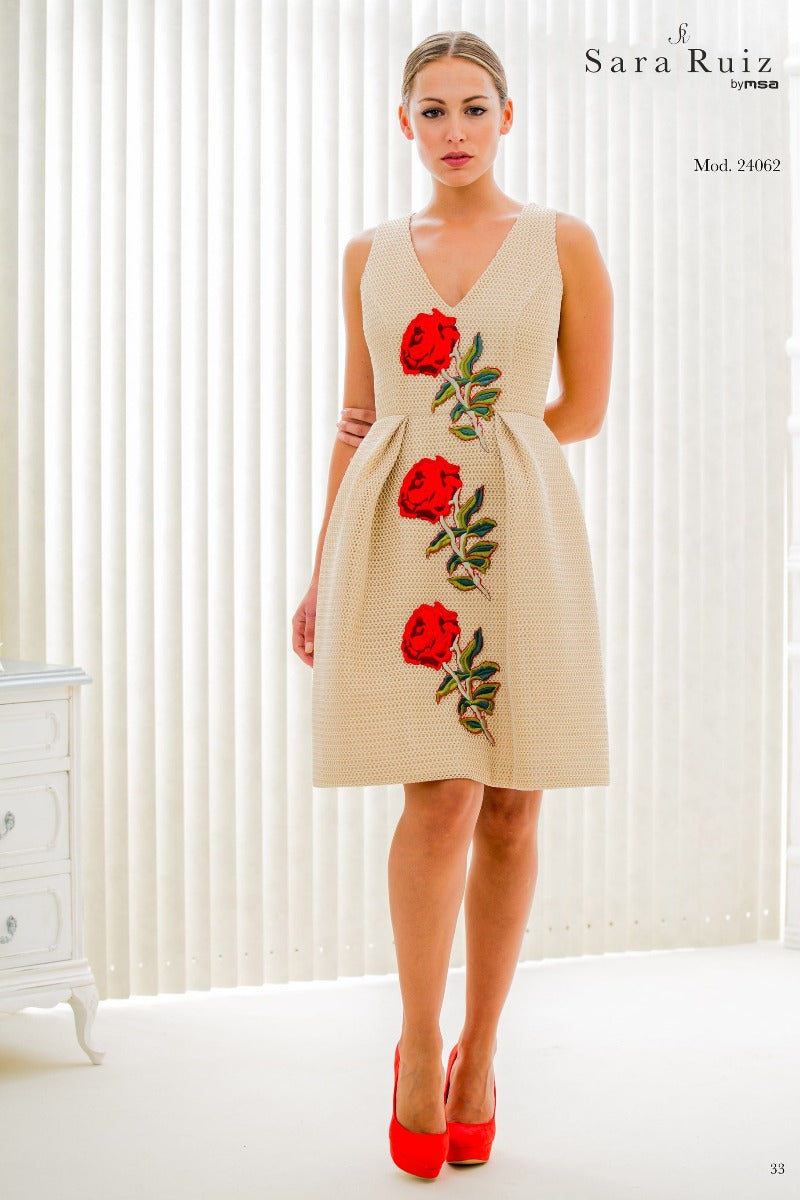 Vestido de fiesta bordados
