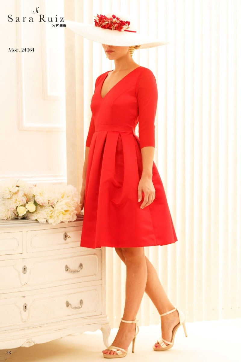 Vestido de fiesta con aplique
