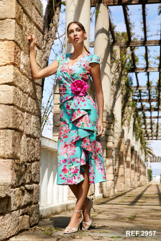 VESTIDO FIESTA PAULA ESTAMPADO