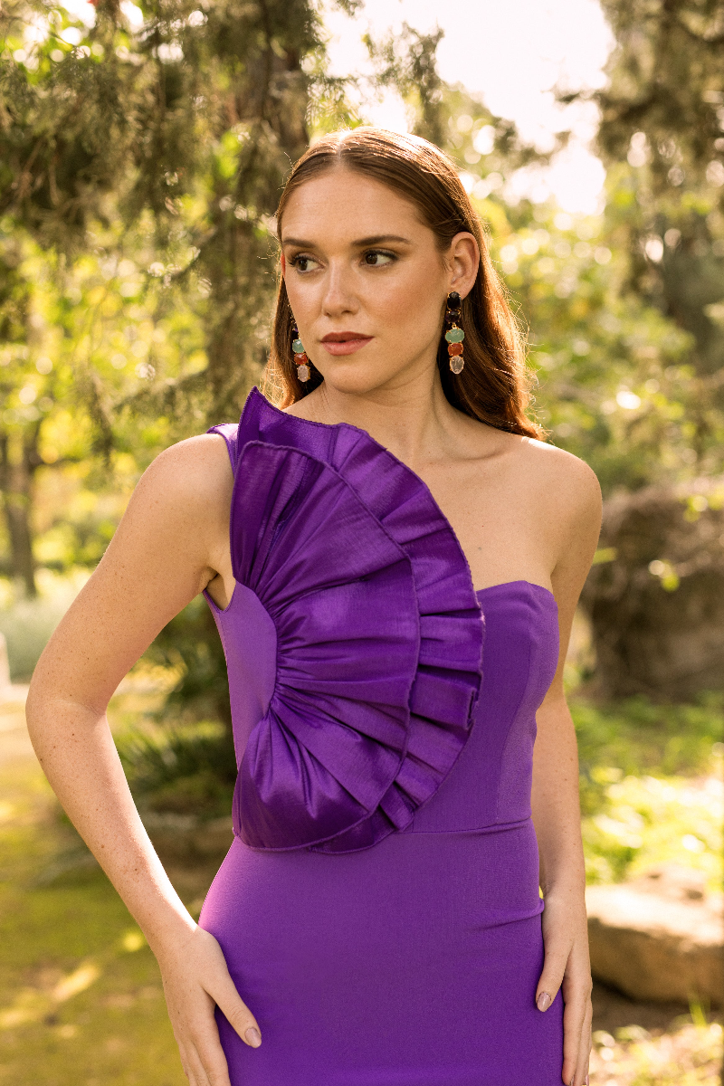 Vestido de fiesta Abanico Ainara