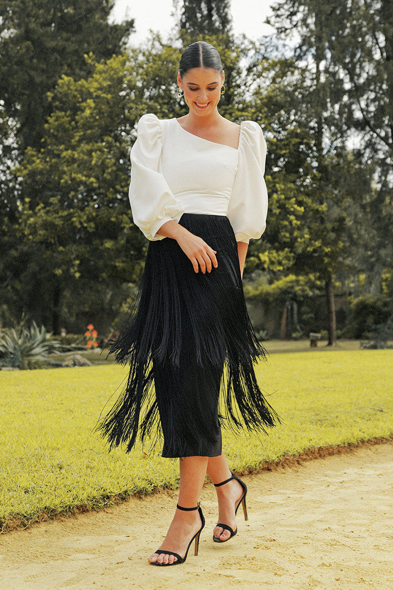 Conjunto de fiesta Flecos