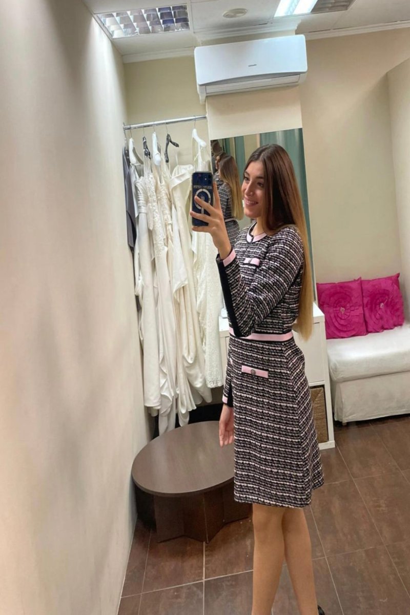 Vestido Tweed