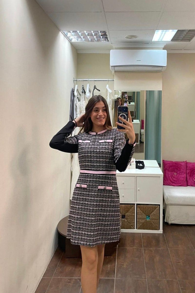 Vestido Tweed