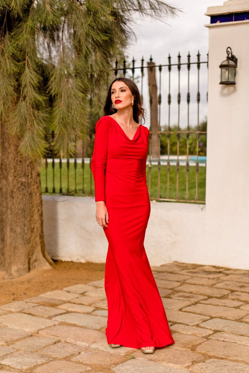 Vestido de fiesta largo Amaya
