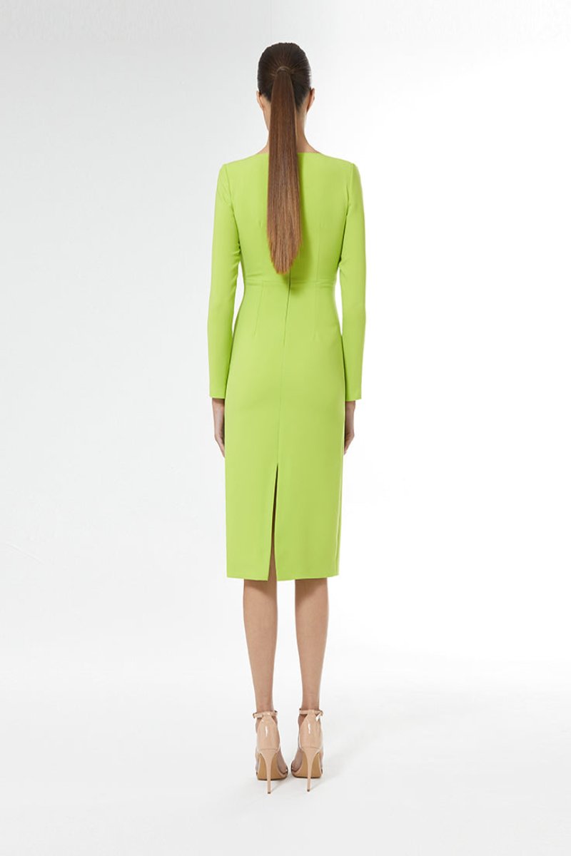 Vestido de fiesta broche