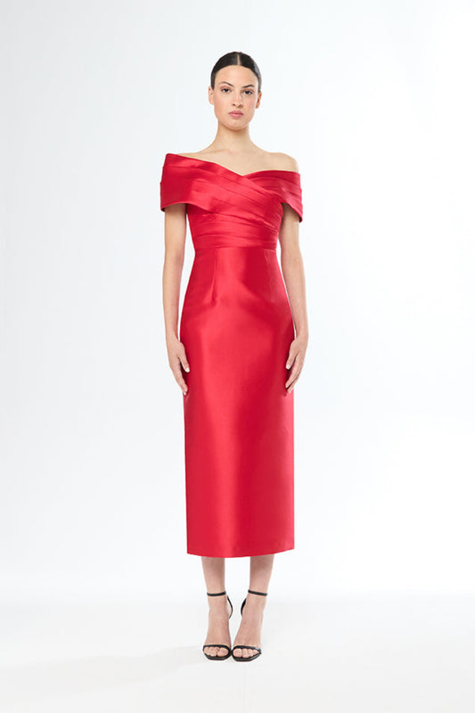 VESTIDO FIESTA MIKADO