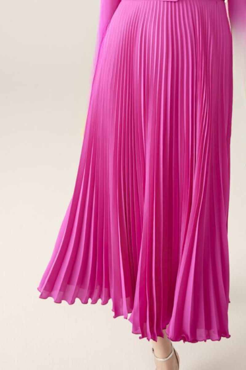 Vestido de fiesta plisado
